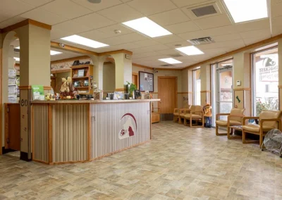 Pinecrest Animal Hospital lobby reception area